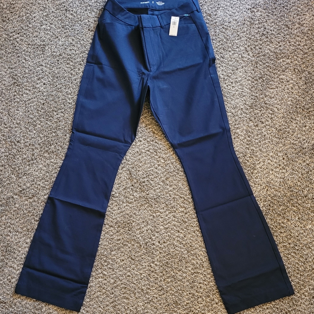 Old Navy Dark Blue Flare Pants